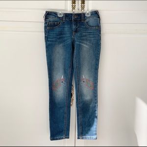 Cat & Jack Unicorn jeans size 8